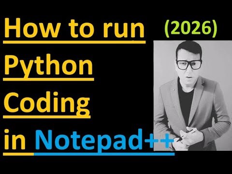 How to run python in Notepad++