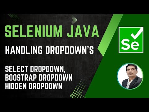 Session 31 - Selenium with Java | Handling Different Types of Drop-downs