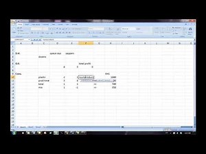 using excel solver for linear programming