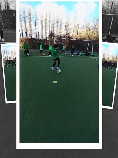 Leidenschaftliches Training mit meinem Fußballteam