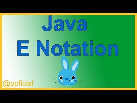 Java E Notation - Doing Scientific Notation in a Java Program - Java Tutorial - Appficial