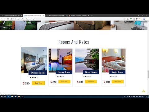 HOTEL MANAGEMENT SYSTEM IN PHP | Source Code & Projects