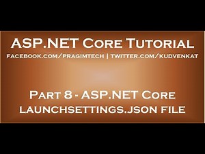 ASP NET Core launchsettings json file