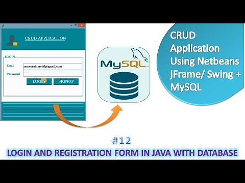 12 login and registration form in java with database connectivity
