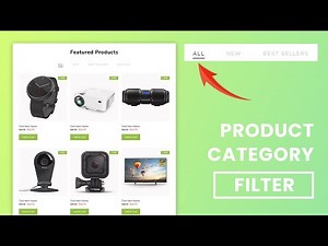 Product Item Filter Section Using HTML, CSS & Vanilla JavaScript