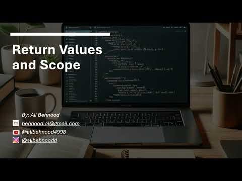13 Return Values and Scope - Python Crash Course