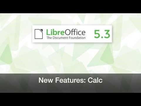 LibreOffice 5.3 New Features: Calc