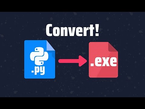 Comment convertir une application python (.py) en un exécutable (.exe)