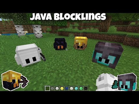 Mini Blocks Helpers! They Work For You! 👉 For Minecraft PE | Java Blocklings Addon