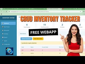 Build an Advanced Inventory Management Web App Using Google Sheets & Apps Script #crudapp