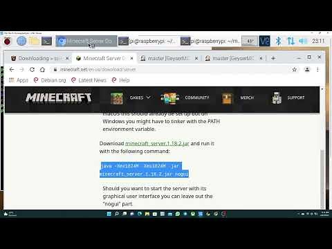 Install Minecraft Server Java And Bedrock Cross-play Server on Raspberry Pi