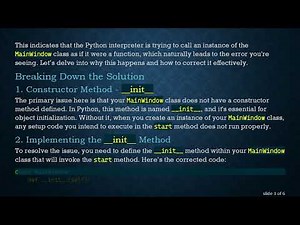 Solving the Object is not callable Error in Python Threads