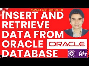 How to Insert & Retrieve data from Oracle Database using ASP.NET C# #aspdotnet #oracle #programming
