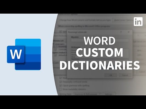 Word Tutorial - Custom dictionaries