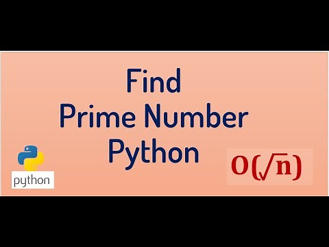 Check if a number is prime or not | Python Tutorial
