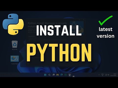How to Install Python on Windows 11 using Install Manager