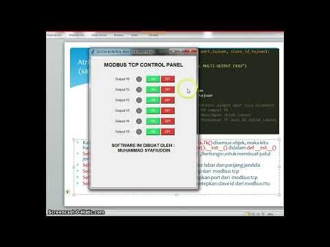 4 membuat scada python berparadigma oop sederhana yang mengendalikan plc fx3u