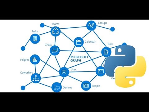 Connecting to Microsoft Graph API with Python msal library.
