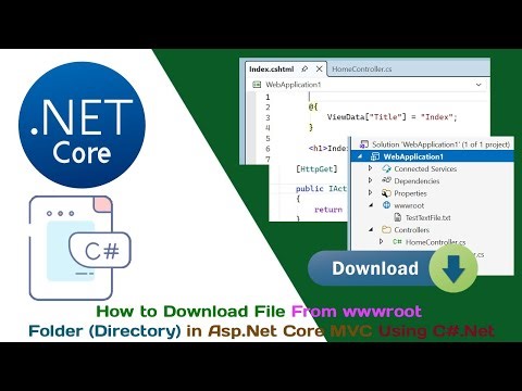 How to Download File From wwwroot Folder? #aspdotnetcore #dotnetcore #csharp