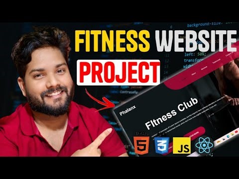 Build a Modern Fitness Website Using HTML CSS JS & Bootstrap | #coding #mernstack #programming