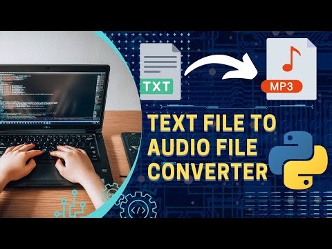 Converting Text File to MP3 with GTTS in Python Tutorial