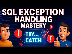 SQL Server Exception Handling Tutorial | Fix Errors Fast with TRY CATCH! ‪@JangiTech‬ #errorhandling
