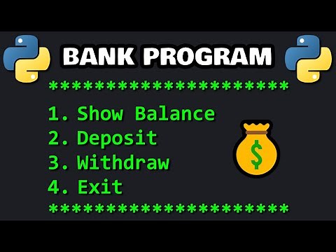 Let's code a beginners Python BANKING PROGRAM 💰