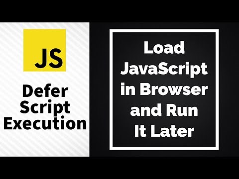 How to Load a JavaScript File in Browser and Run it Later