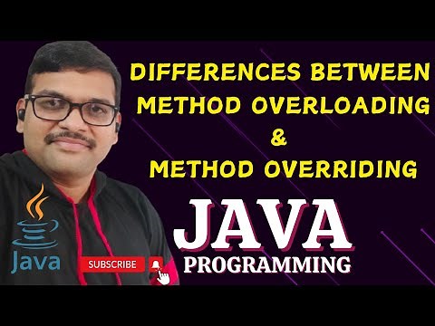 DIFFERENCES BETWEEN METHOD OVERLOADING AND OVERRIDING - JAVA PROGRAMMING
