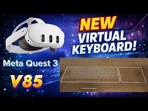 How To Enable & Use the New Virtual Keyboard on Meta Quest 3 V85 - Meta Quest Tips