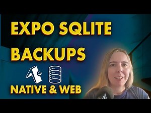 Expo SQLite tutorial: Import and Export on Native and Web
