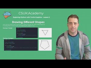 CSUK:Academy - Exploring Python with Turtle Graphic - L2 - Drawing Shapes and Using Loops