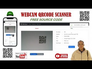 WEBCAM QRCODE SCANNER