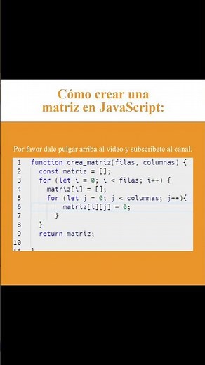 Cómo crear una matriz en JavaScript (AJTekniko)