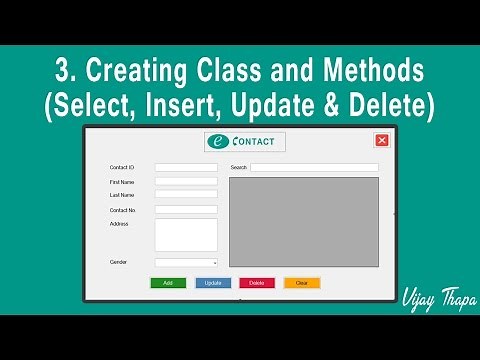 3 How to Create Simple C# Desktop Application? (Creating Class and Methods)