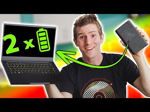 DOUBLE your Laptop Battery Life with External Power - Mophie Showcase