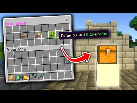 How to Make a Chest Shop in Minecraft Bedrock!