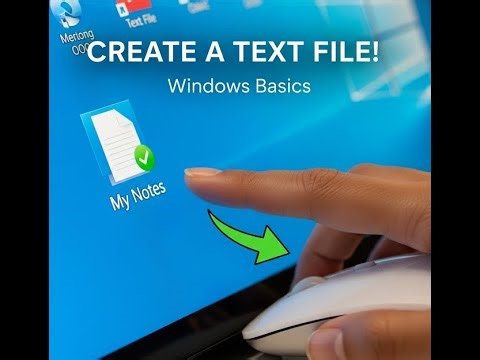 Create Your First Text File (SUPER EASY!)