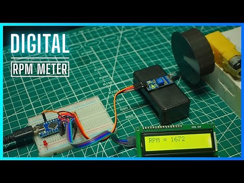 DIY Digital RPM Meter Using Arduino & IR Sensor | Digital Tachometer Project