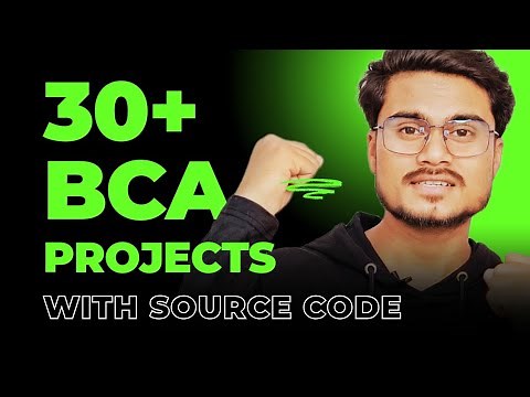 30+ BCA Project ideas with Source Code | STEP-BY-STEP Development by Team Codelopment