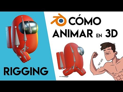 Cómo ANIMAR un PERSONAJE en 3D - TUTORIAL para PRINCIPIANTES - BLENDER + 🎁