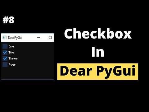 Checkbox in Dear PyGui | Dear PyGui Tutorial For Beginners