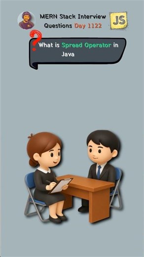 JavaScript Spread Operator in 30 Seconds | Interview Trick 🚀 #shorts