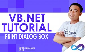 Print Dialog Box in VB.net - Properties, Methods and Events