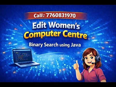 Binary Search in Java | Class 10 ICSE | Step by Step Explanation