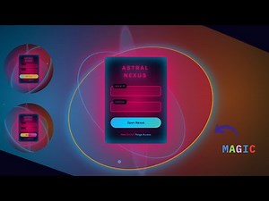 Glowing Animated Login Form Using HTML CSS JavaScript | With Source code|#coding #cssanimation #css
