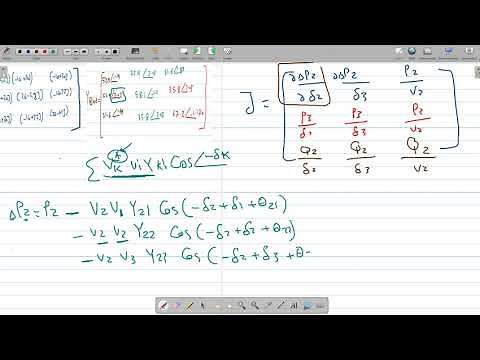 load flow analysis by newton raphson method \\ PSA2 ||load flow analysis solved examples
