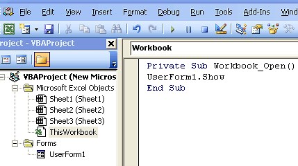 VBA - Run a macro when Excel starts