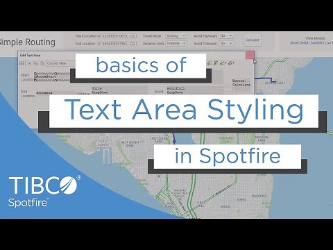 Basic Text Area Styling in Spotfire