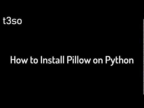 How to Install Pillow on Python
